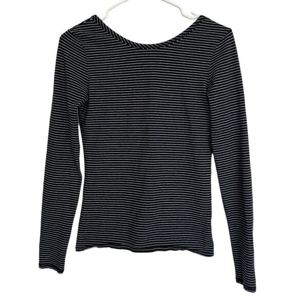 Victoria’s Secret Striped Low Back Long Sleeve Shirt size S y2k - Picture 1 of 5